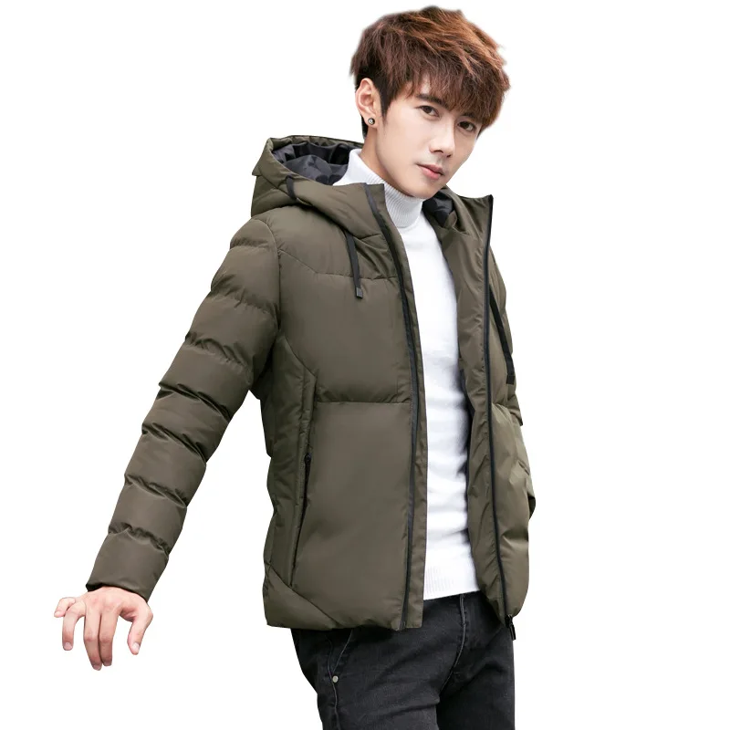 Mode Mince gray Mâle Plus Veste Hommes Marque Rembourré Hoodies À Parka Green Pardessus Taille Col Black army 4xl Manteau navy Capuchon Hiver De Casual Chaud qLjSc435AR