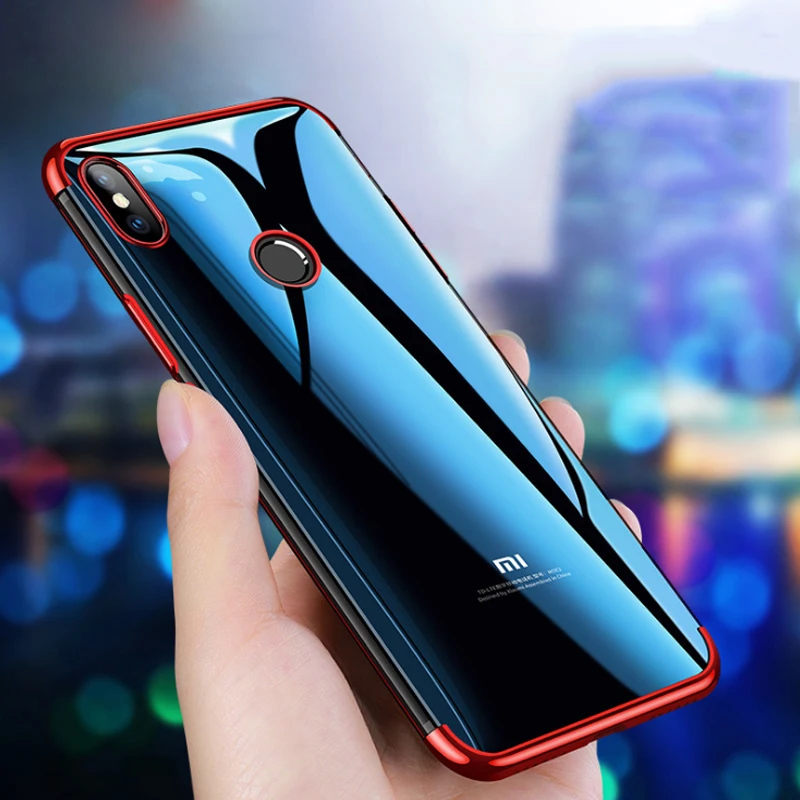 Мягкий прозрачный чехол из ТПУ Для Xiaomi Pocophone F1 8 SE Mi 6 6X 5X 5 5C Max 2 силиконовый бампер