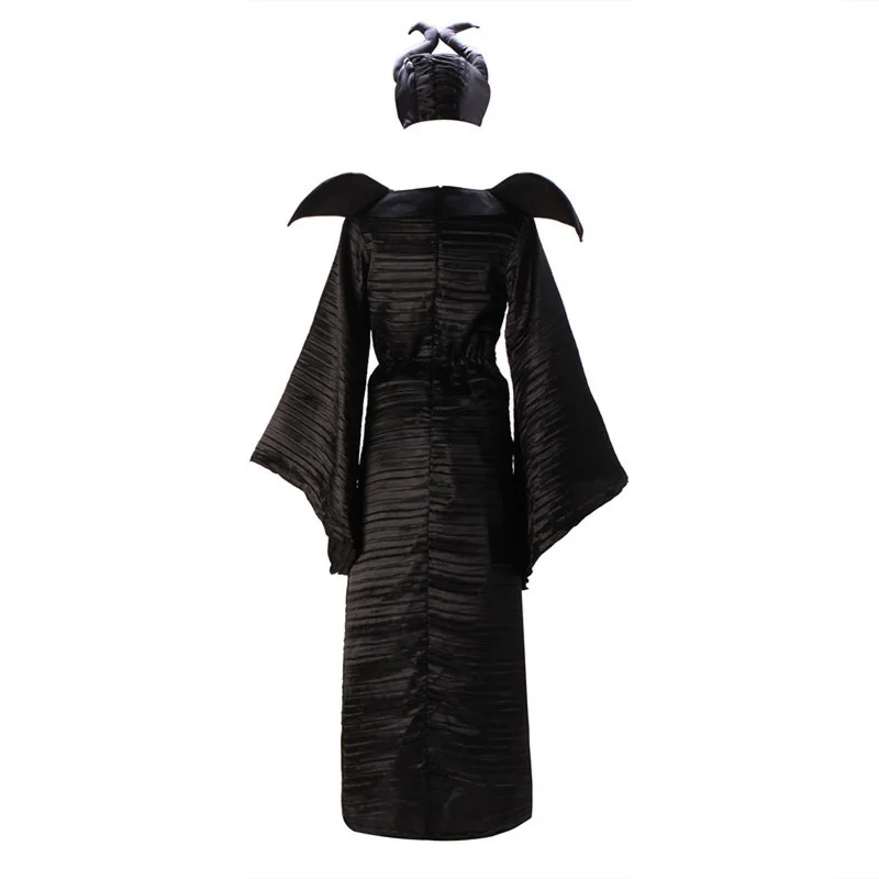 Костюмы для Хэллоуина женские взрослые злые чехлы на телефон «малифисента» Косплей черное платье плюс размер Спящая красавица темный костюм королевы на Хэллоуин