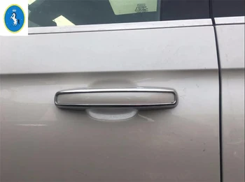

Yimaautotrims For Ford Expedition 2018 ABS Bright Style Chrome Side Door Handle Cover Trim 4 Pcs / Set