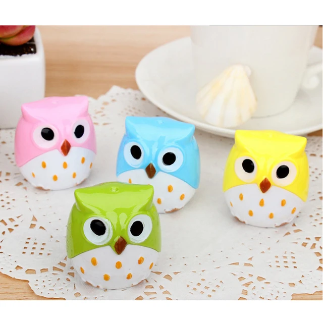 24pcs Pencil For Sharpener Lovely Kawaii Owl Cutter Knife For Buffets For Christmas Pupil Prizes Promotional Gift Stationery 2