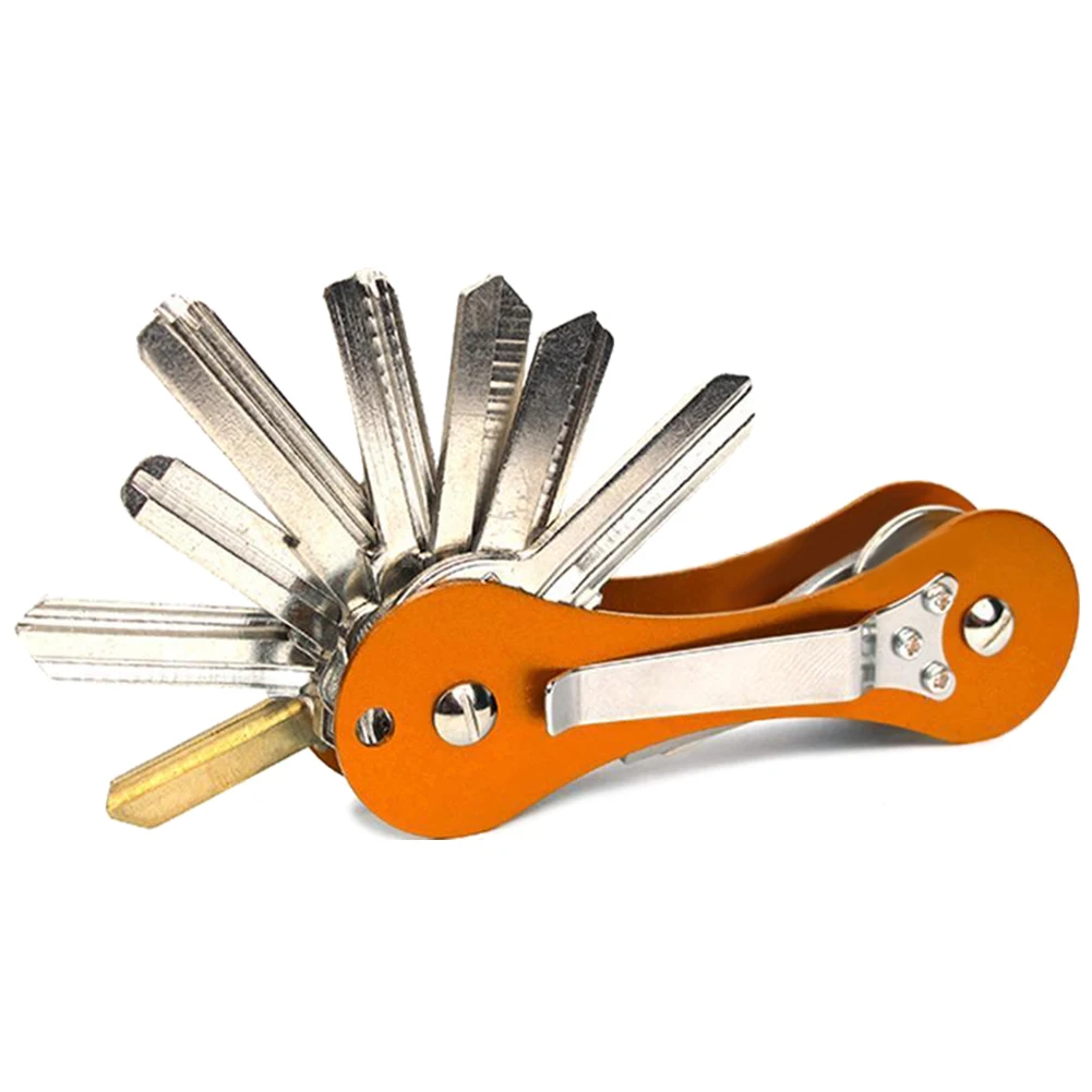 FGGS- алюминиевый смарт-держатель для ключей, органайзер, зажим, папка, брелок, карман, 4 цвета