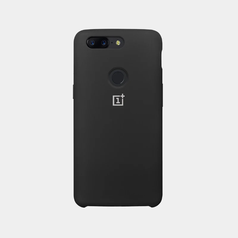 Оригинальная упаковка Oneplus 5T чехол песчаник силиконовый Karbon 1+ 5T Задняя Крышка - Цвет: Silicon