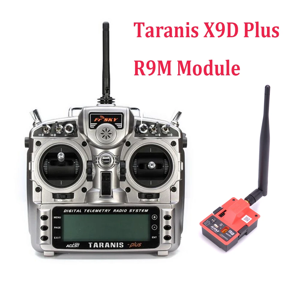 

FrSky Taranis X9D Plus 2.4G ACCST Transmitter without X8R receiver Mode 2 / R9M transmitter module For FPV RC Drone Quadcopter