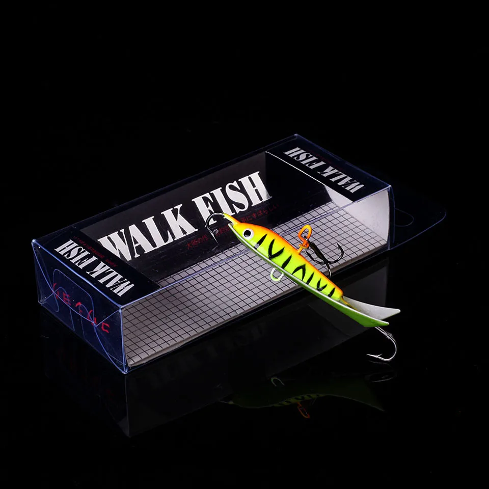 WALK FISH, 1 шт., 6 см, 8,8 г, приманки для подледной рыбалки, приманки для зимней рыбалки, свинцовые приманка жесткая балансирующая для рыбалки - Цвет: E 5