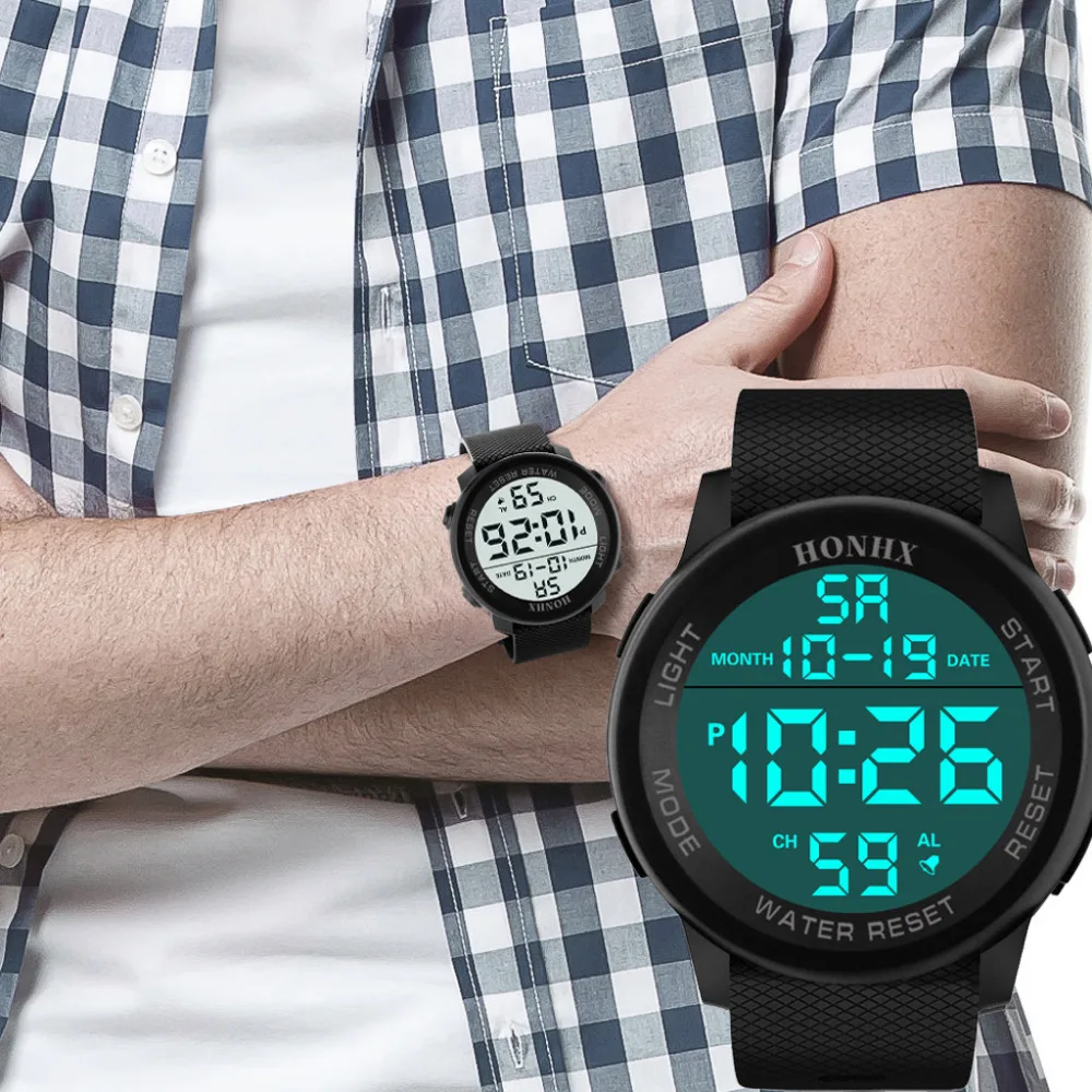 Relogio Inteligente мужские многофункциональные военные спортивные часы светодиодный цифровой двойной ход Мужские t часы для мужчин