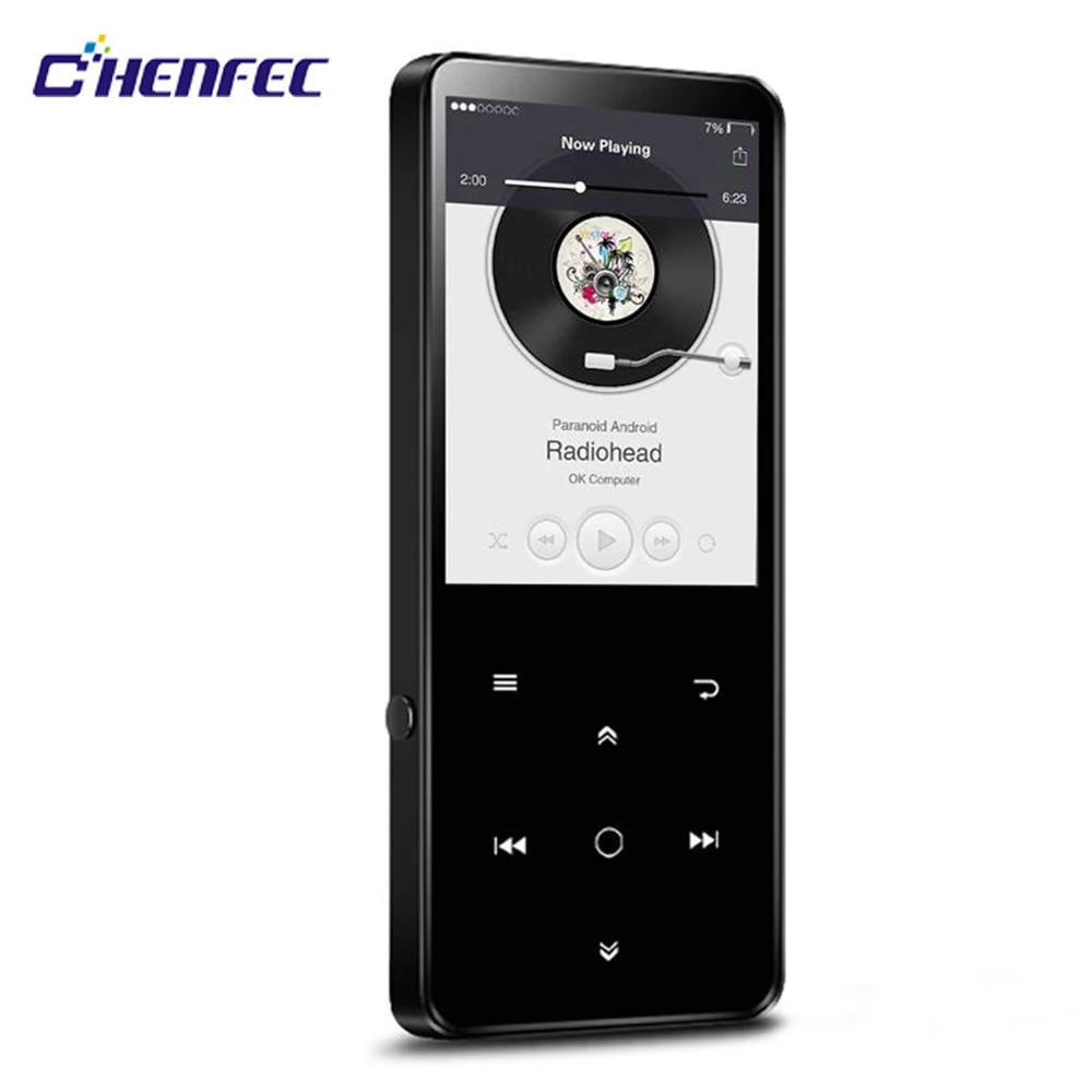 MP4 Player Bluetooth 4.0 with Speaker 2.4 inch Screen Metal Body 16GB HD Lossless Sound Player Support FM Radio ,Recorder,TF