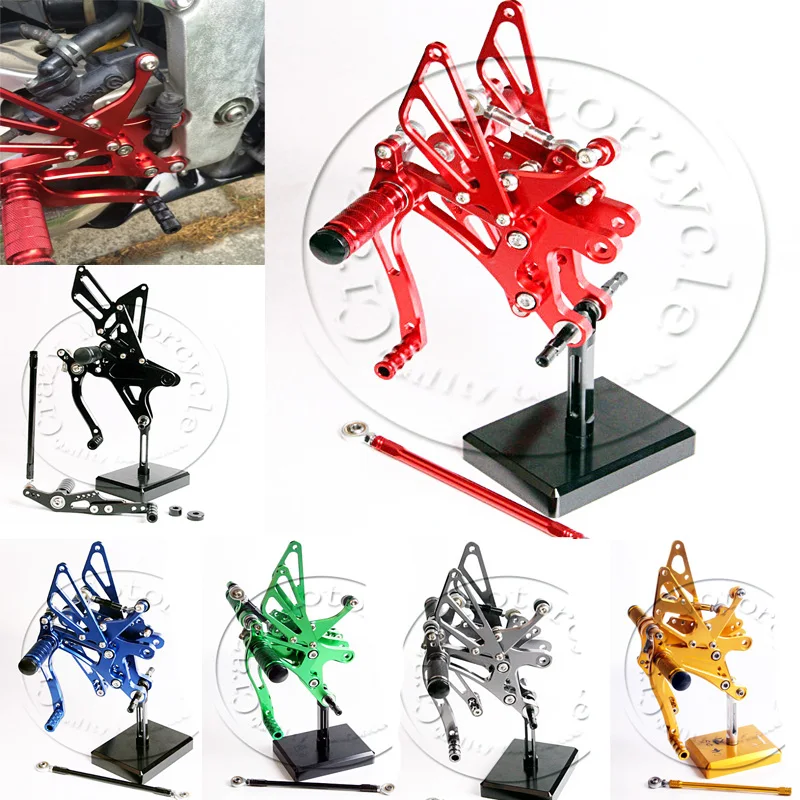 

For Honda NSR250 PGM2 PGM3 PGM4 MC28 1994- Motorcycle Footrests Rearset CNC Rear Set Adjustable Foot Pegs Footpeg