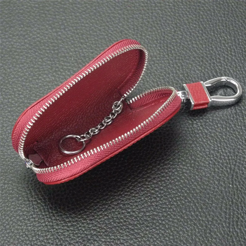Jingyuqin 2 цвета натуральная кожа Ключи кошельки для Lexus Audi Mercedes peugeot Toyota Vw Skoda Bmw ключ для автомобиля Hyundai чехол сумка