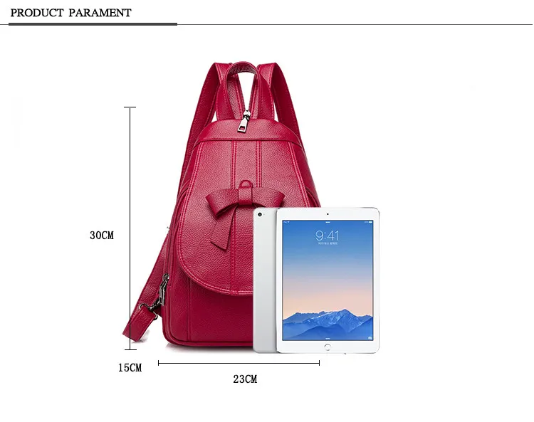 Модный популярный женский маленький рюкзак, украшенный бантом, женская сумка, Студенческая Повседневная сумка, повседневный рюкзак для покупок