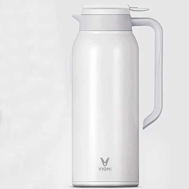 Термос xiaomi Mijia VIOMI 1500 мл, термос из нержавеющей стали с хорошей вакуумной чашкой, термос с изоляцией, термос для xiaomi smart home - Цвет: 1500ml white