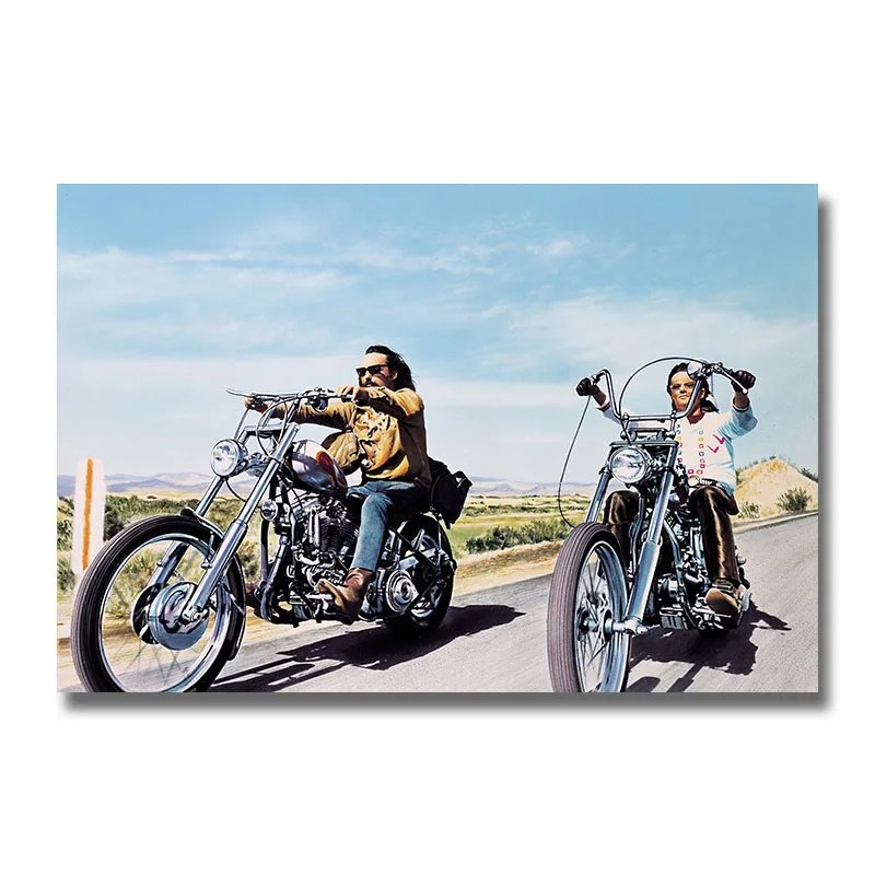 Easy Rider классический фильм плакат стены искусства Шелковый принт 12x18 24x36 дюймов украшения Картинки обои для декора гостиной