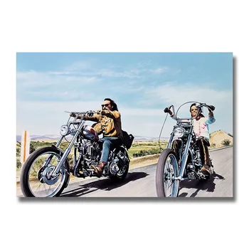 

Easy Rider Classic Movie Poster Wall Art Silk Print 12x18 24x36 inch Decoration Pictures Wallpaper for Living Room Decor