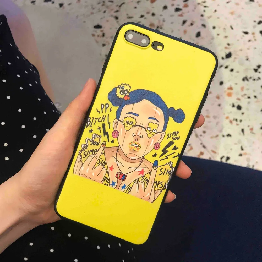 

Middle F Funny Phone Cases Cover For Samsung Galaxy S10 e S9 S8 S7 S6 Edge Plus Soft case
