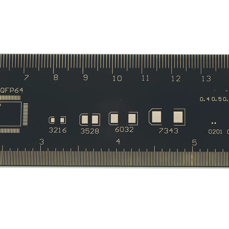 20 см линейка PCB для электронных инженеров для гиков, производителей для фанатов Arduino, линейка PCB, упаковочные блоки, стартер, инструмент