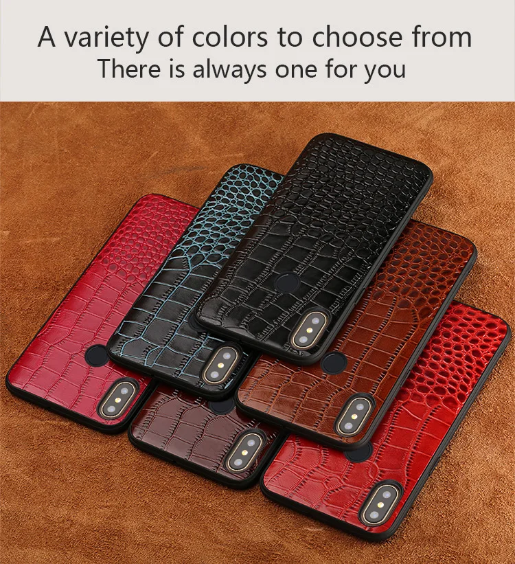 Воловья кожа чехол для телефона для Xiaomi mi 9 6 8 SE 8 Explorer A2 mi x 2S Max 3 красный mi Note 7 Pocophone F1 Мягкий ТПУ Край натуральная кожа