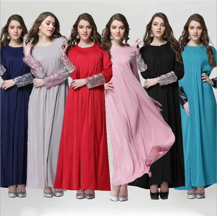 2016 New Muslim Womens font b Abaya b font Kaftan font b Islamic b font Clothes