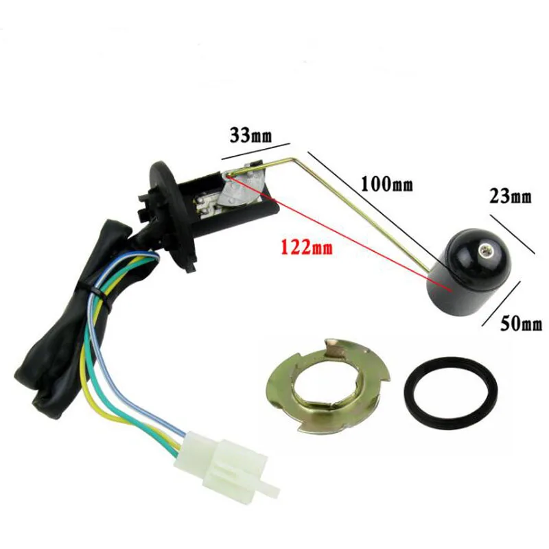 

Y1G Motorcycle Fuel Petrol Level Sender Unit Float Sensor Kit For 125-150cc GY6 Scooters Vehicles