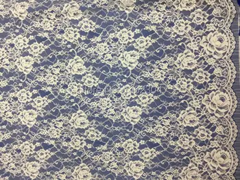 

African French Lace Fabric High Quality, Cord Lace150cm x 300cm per pc Double Side Lace Fabric For Wedding dress