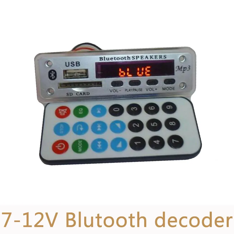 

Lossless FLAC 12V Bluetooth MP3 Decode Board With Display multifunctional USB Sound Card for FM radio Car audio voice box MD04