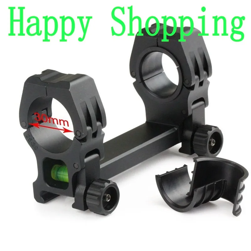 

25mm to 30mm Diameters Double Ring with Spirit Level Flashlight Scope Laser Mount With 20mm Weaver Rail Dovetail spirit level