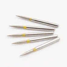 1 комплект(5 шт) зубные Алмазные Боры FO-21EF AAA Сделано в Тайване дрель боры dia-боры для наконечники для высокоскоростной бормашины Средний FG 1,6 M