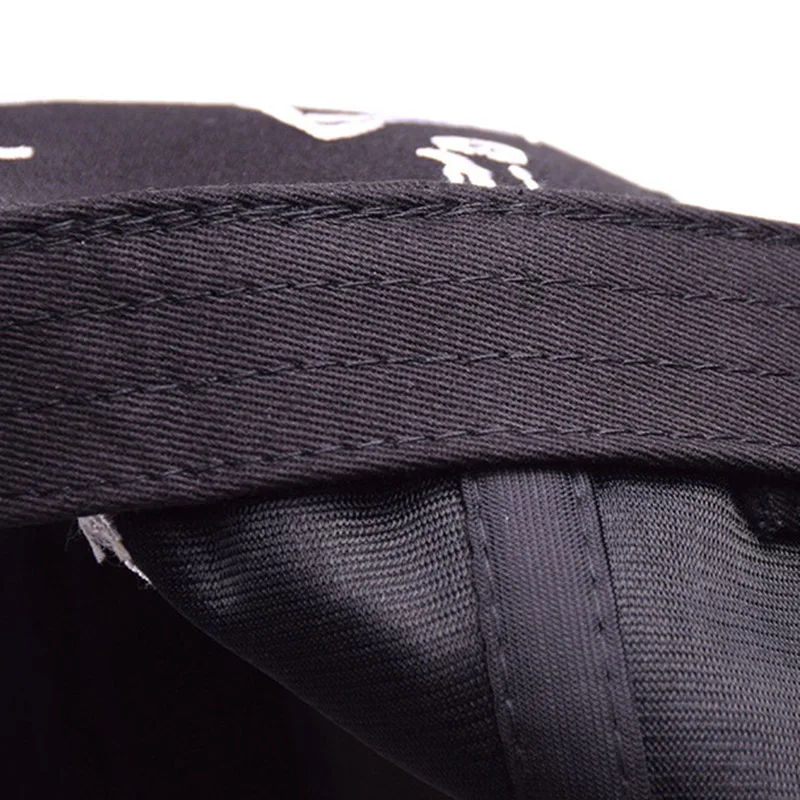 Fashion Unisex Black Skull Embroidery Baseball Cap Women High Quality Personality Hat Men Outdoor Sports Snapback Caps CP0125 (1)