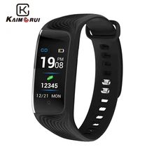 Kaimorui умный браслет для мужчин Шагомер трекер сердечного ритма Bluetooth Smartband для женщин сменный Браслет для Android браслет IOS