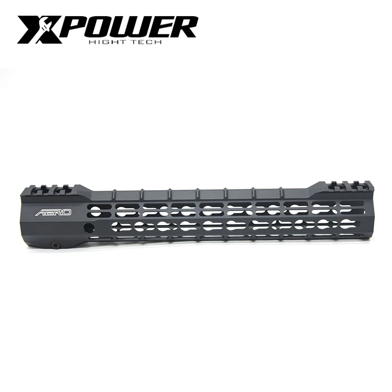 XPOWER Rail Система " 12" Handguard для Keymod AR15 AEG M4A1 Airsoft пневматические пистолеты Пейнтбол гель бластер