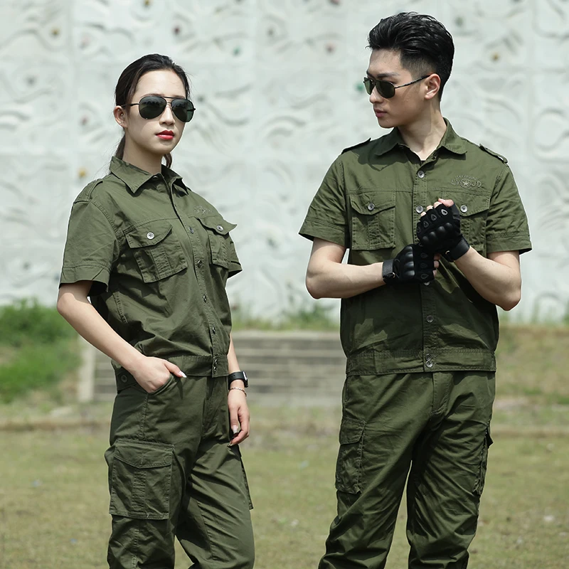 

Hunting clothing Military uniform Army green military uniform Tactical equipment Fishing Outdoor Climbing Clothing camouflage