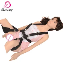 Bdsm Bondage Harness Erotic Toy Wrist Cuffs Open Leg Adult Game Slave Fetish Bondage Restraints Bed Sex Toys For Women Sex Shop