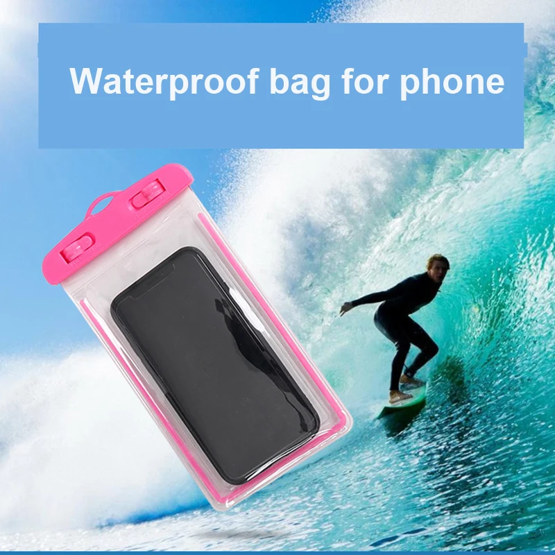 Waterproof Bag Phone Pouch Cover Mobile Case Beach Outdoor Swimming