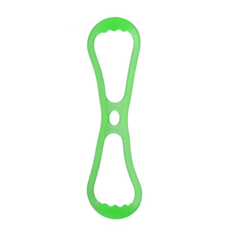Веревка для йоги силиконовые нагрудные расширители Кроссфит фитнес Эспандеры - Цвет: Type 2 Green