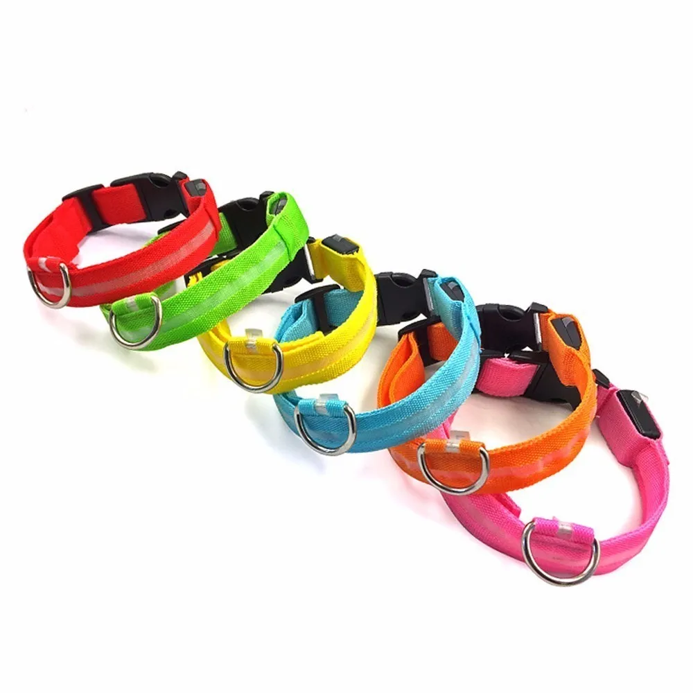 Originality Pets LED A Collar For Horse Will Dog Puppy Noctilucent Tow Night Walk Defence CW-XQ8 | Дом и сад