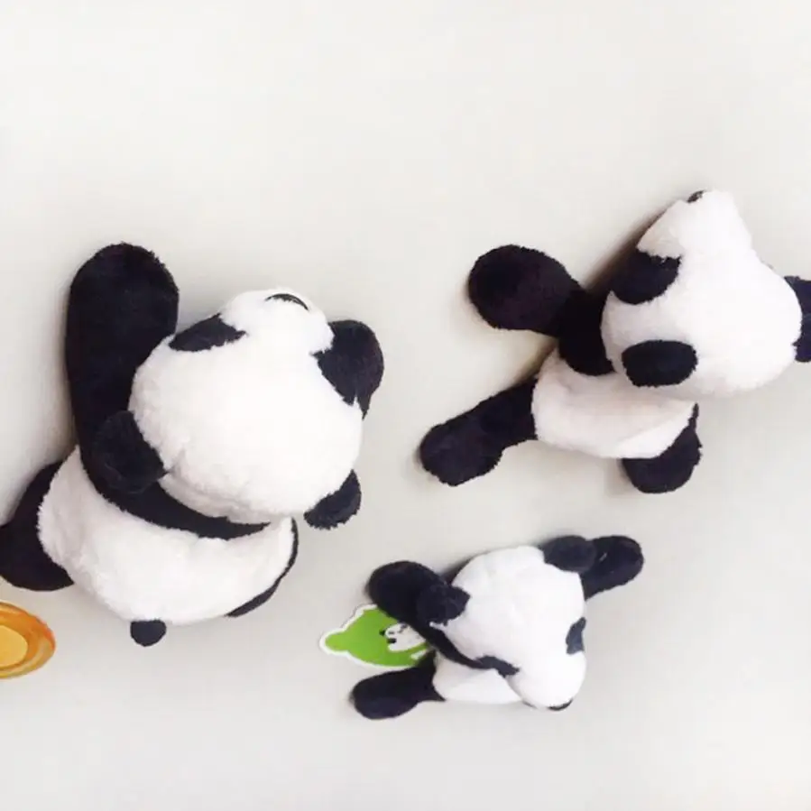 Горячая 1 шт. милый мягкий плюшевый панда холодильник магнитный холодильник наклейка подарок сувенир Декор Детский подарок на день рождения 50 p