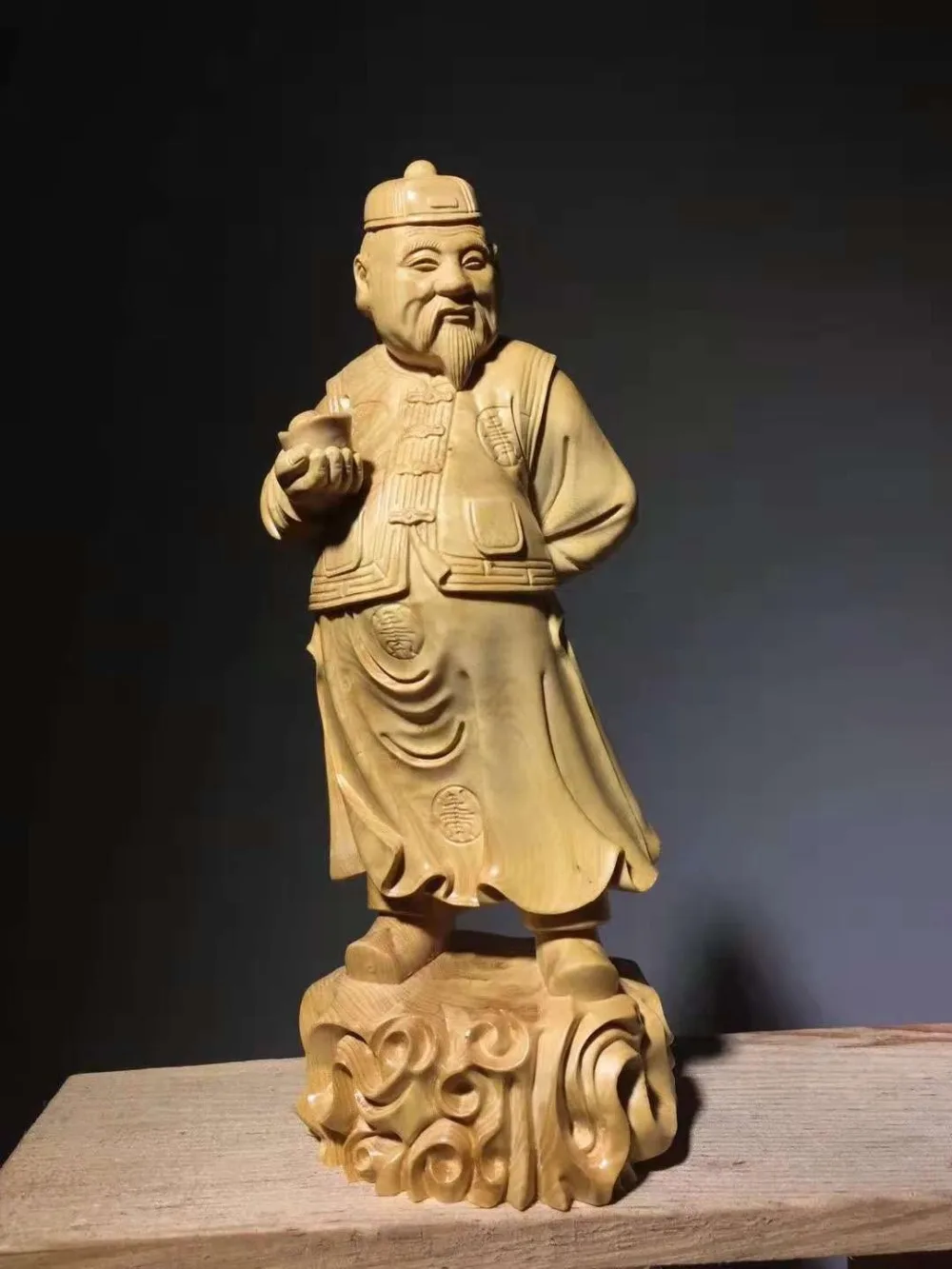 

Fine leaves, boxwood carving, small ornaments tea, golden treasure, landlord