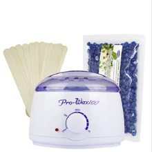 Мини-спа горячий нагреватель для воска набор с 100 г восковой бобы 20 шт набор наклеек набор депиляционных инструментов для удаления волос бикини