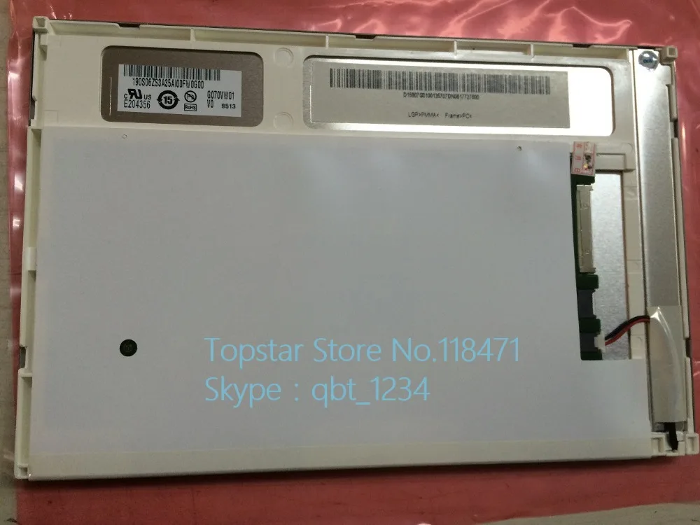 Продажа AUO оригинальный A + класс 7 0 дюймов G070VW01 V0 TFT ЖК дисплей модуль|lcd module|display lcd