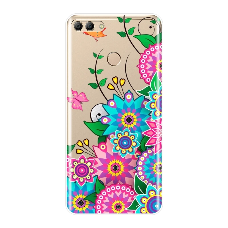 TPU для Huawei Y5 Y6 Y7 Prime 2018 Y9 2019 чехол телефона силиконовый мягкий Y3 2017 II Pro|Бамперы| |