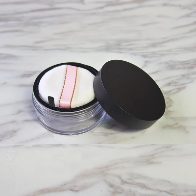 10pcs/lot 20g Empty Black Cosmetic Loose Powder Case Makeup Refillable Container Bottle with Sifter & Puff & elastic mesh cloth 10pcs/lot 20g Empty Black Cosmetic Loose Powder Case Makeup Refillable Container Bottle with Sifter & Puff & elastic mesh cloth