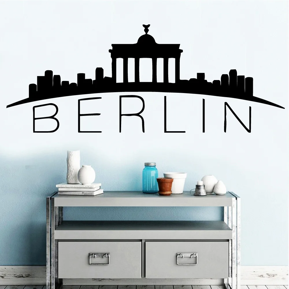 

Removable Berlin Wall Art Decal Sticker Murals For Living Room Wallpaper Nursery Decor Wall Decoration Adesivo De Parede