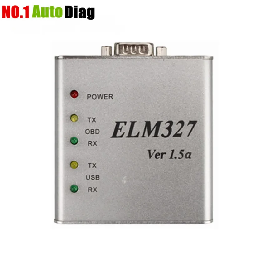Prix pour Top Vente V1.5/V1.5a ELM327 Métal En Aluminium OBD2 Auto Outil De Diagnostic ELM 327 USB En Métal Interface Lecteur de Code Scanner Prix pour Top Vente V1.5/V1.5a ELM327 Métal En Aluminium OBD2 Auto Outil De Diagnostic ELM 327 USB En Métal Interface Lecteur de Code Scanner