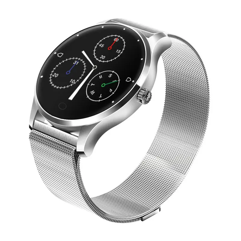 Moonlinks K88 Носимых устройств Мобильные часы smart watch Мужчины из нержавеющей стали