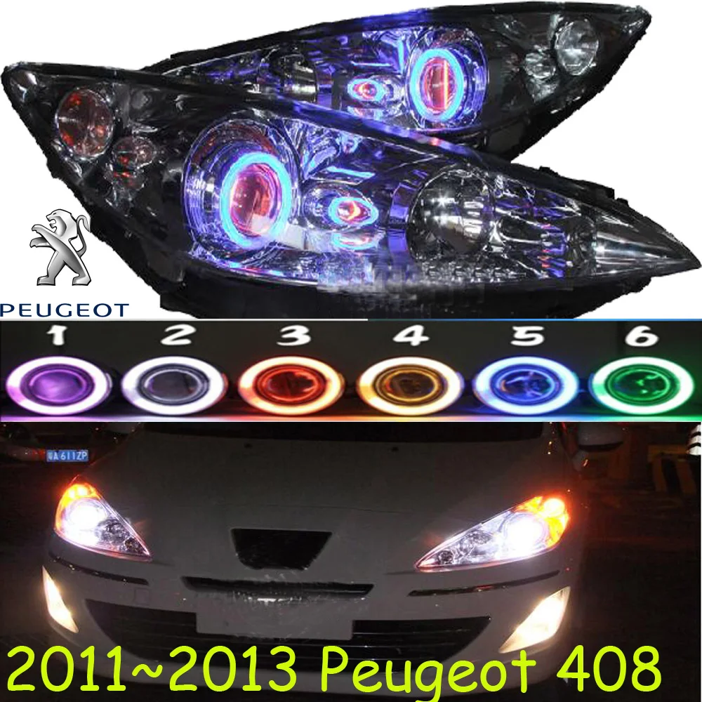 2011 2013 Peugeo 408 headlight 408 Fit for LHD and RHD Free ship 408 fog light