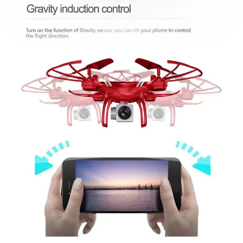 Новая HD камера Квадрокоптер WiFi fpv Live Quadcopter Smart Altitude Hold Hover 3D Rolling RC вертолет 2,4G 6 оси; Дрон с гироскопом