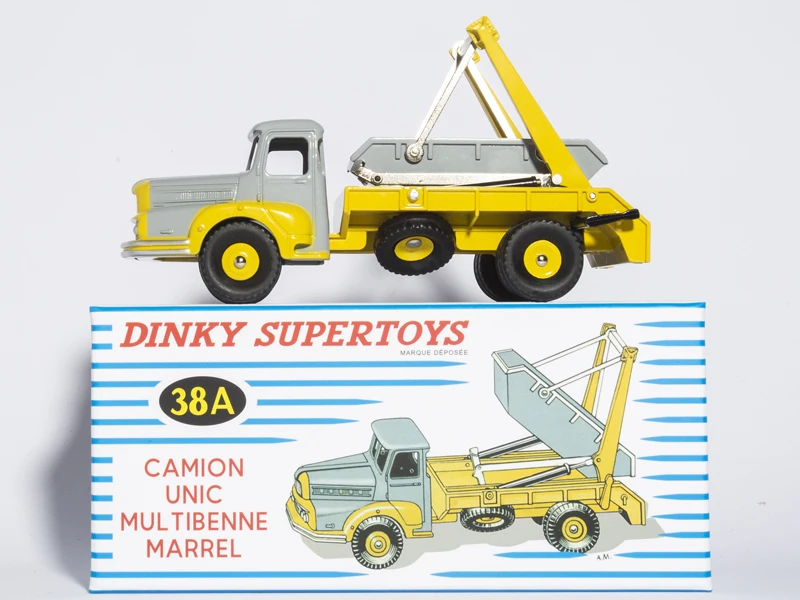 

ATLAS DINKY TOYS SUPERTOYS 38A CAMION UNIC MULTIBENNE MARREL 1/43 CAR MODEL Die-cast