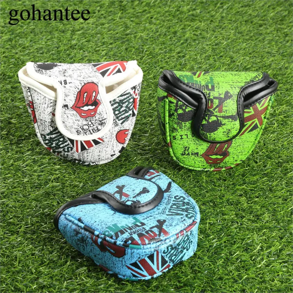1 قطعة بو الجلود جولف ماليت تسكع مع إغلاق المغناطيسي الملونة putte غولف غطاء الرأس غطاء أبيض/أخضر/الأزرق الرياضة 1 قطعة بو الجلود جولف ماليت تسكع مع إغلاق المغناطيسي الملونة putte غولف غطاء الرأس غطاء أبيض/أخضر/الأزرق الرياضة
