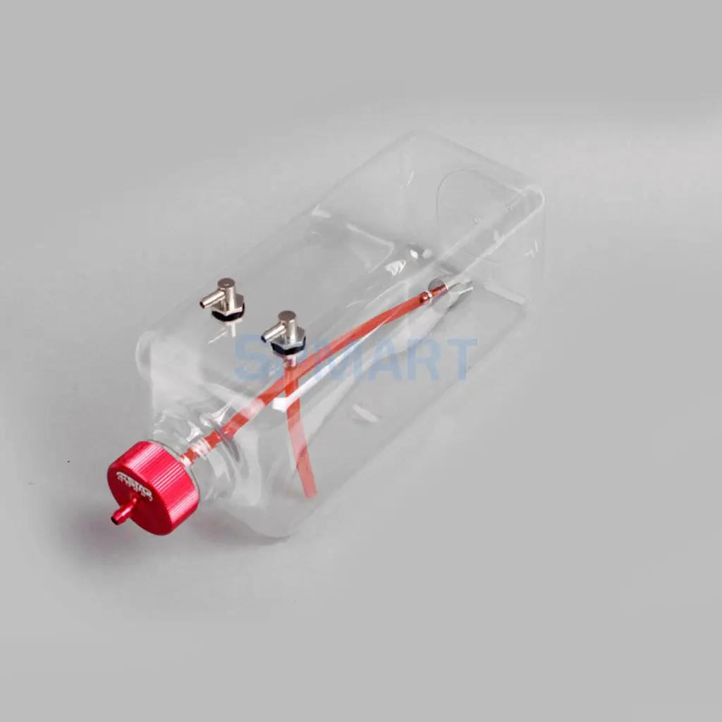Transparent Plastic Fuel Tank with Metal Cap for Airplane Aircraft Rc