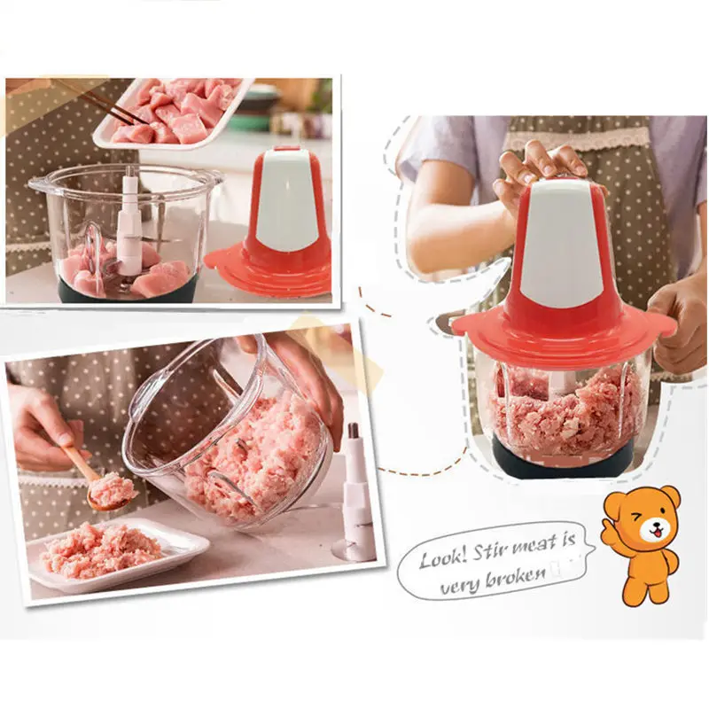 Electric Automatic Meat Grinder Household Mincer for Kitchen Multi