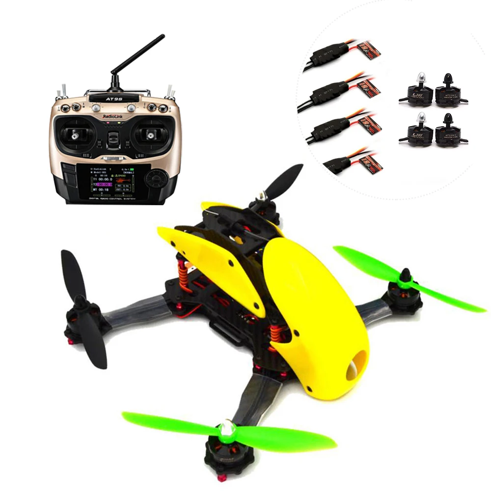 Fpv RC самолет RTF Quadcopter набор AT9 ROBOCAT CC3D Контроллер 2204 Двигателя Simonk 12А 5030